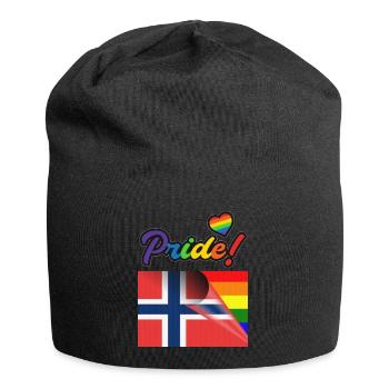 Oslo Pride - Jersey Beanie - black - Front