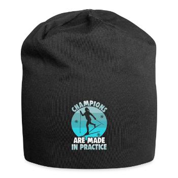 Cross-country biathlon cross-country skiers - Jersey Beanie - black - Front