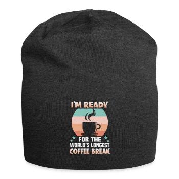 Retraite Idée cadeau Retraite Collègue de travail - Bonnet en jersey - charbon - Devant