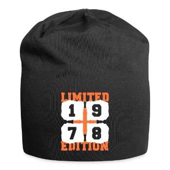 1978 birthday 44 years anniversary limited edition - Jersey Beanie - black - Front