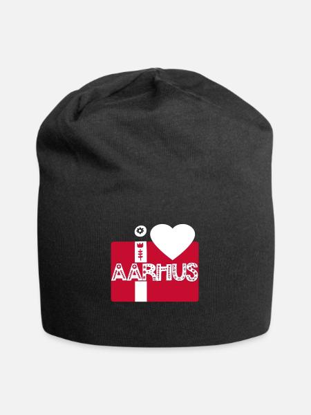 Aarhus - Jersey-Beanie - Schwarz