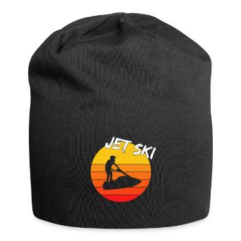 Jet Ski Retro - Jersey Beanie - black - Front