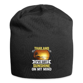 Thaïlande Beach Holiday by the Sea Design Beach Motif - Bonnet en jersey - noir - Devant