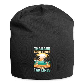 Thaïlande Beach Holiday by the Sea Design Beach Motif - Bonnet en jersey - noir - Devant