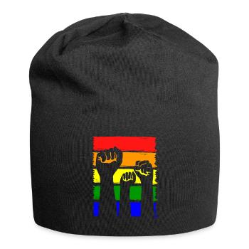 Égalité des sexes - Bonnet en jersey - noir - Devant