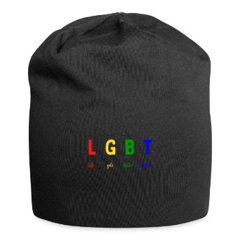 LGBT life gets better together - LGBTQ - Jersey Beanie - black - Front