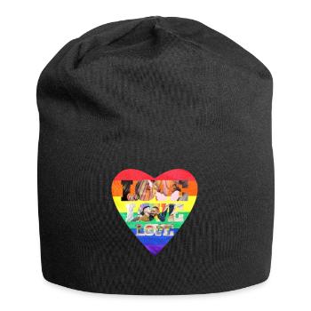 Love Love Love LGBTQ+ - Bonnet en jersey - noir - Devant