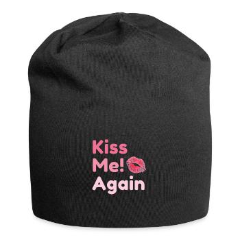 Kiss me again - Jersey Beanie - black - Front