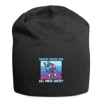 Cross-country biathlon cross-country skiers - Jersey Beanie - black - Front
