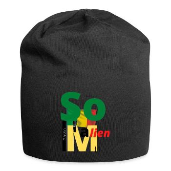 So malian=so malian - Jersey Beanie - black - Front