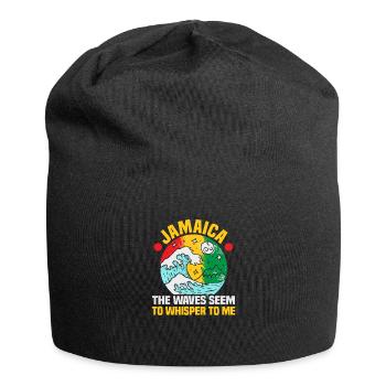 Jamaika Strandurlaub am Meer Design Strandmotiv - Jersey-Beanie - Schwarz - Vorne