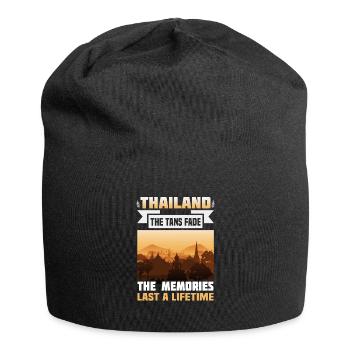 Thaïlande Beach Holiday by the Sea Design Beach Motif - Bonnet en jersey - noir - Devant
