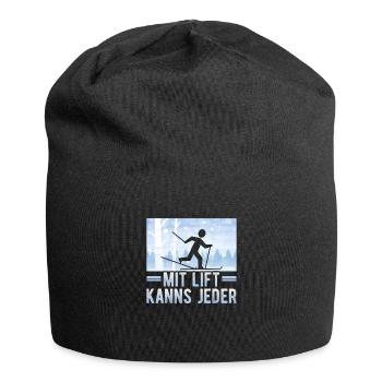 Langläufer Biathlon Skilangläufer - Jersey-Beanie - Schwarz - Vorne