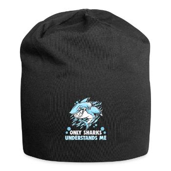 Instructeur de conception de plongée sous-marine Snorkeling - Bonnet en jersey - noir - Devant