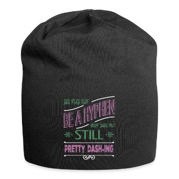 humor relationship funny geek feminism - Jersey Beanie - black - Front