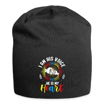Autistic Autism Autism Awareness Day Asperger's Child - Jersey Beanie - black - Front
