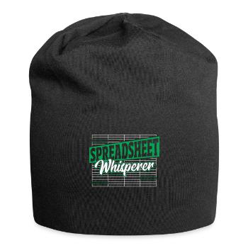 Comptable Feuille de calcul comptable Statist - Bonnet en jersey - noir - Devant