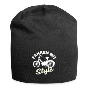 Moped Ride Mokick Scooter Moped Mechatronics Technician - Jersey Beanie - black - Front