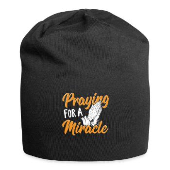 Prier pour un pasteur miracle - Bonnet en jersey - noir - Devant