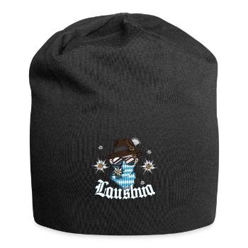 Traditional costumes Bavaria Southern Germany Dirndl Lausbua - Jersey Beanie - black - Front
