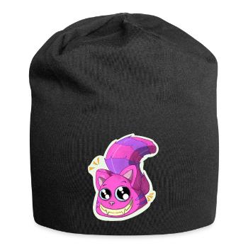 Katze - Jersey-Beanie - Schwarz - Vorne