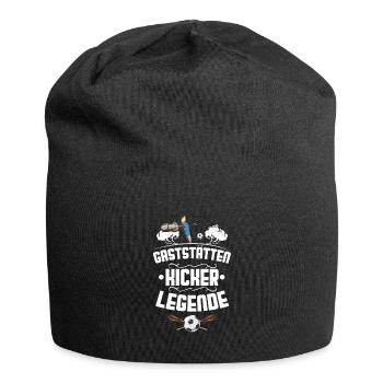 Tischfußball Tischkicker Verein Spiel Outfit - Jersey-Beanie - Schwarz - Vorne
