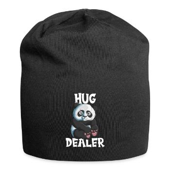 Panda Bear Hugs You Hug Dealer Hug Panda - Jersey Beanie - black - Front