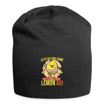 Lets go for some Lemon Aid Zitrone Ersthelfer Arzt - Jersey-Beanie - Schwarz - Vorne