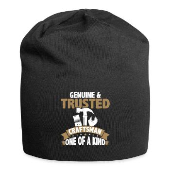 Artisan réel et digne de confiance - Bonnet en jersey - noir - Devant