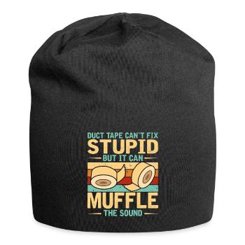 Lustiger Spruch Für Heimwerker - Jersey-Beanie - Schwarz - Vorne