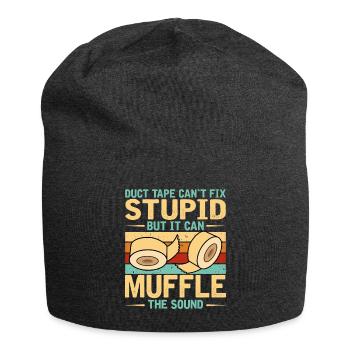 Funny saying for do-it-yourselfers - Jersey Beanie - charcoal grey - Front