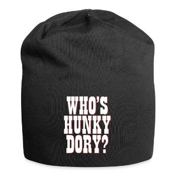 Funky fabulous slogan tee - Jersey Beanie - black - Front