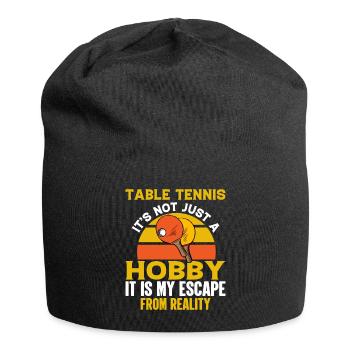 Table tennis is not just a hobby - table tennis - Jersey Beanie - black - Front