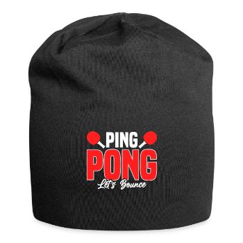 Ping Pong Let ́s Bounce - tennis de table - Bonnet en jersey - noir - Devant