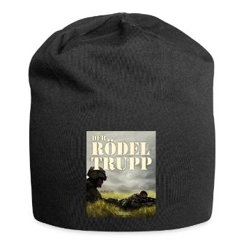 Bundeswehr Sprüche-Design Rödeltrupp - Jersey-Beanie - Schwarz - Vorne