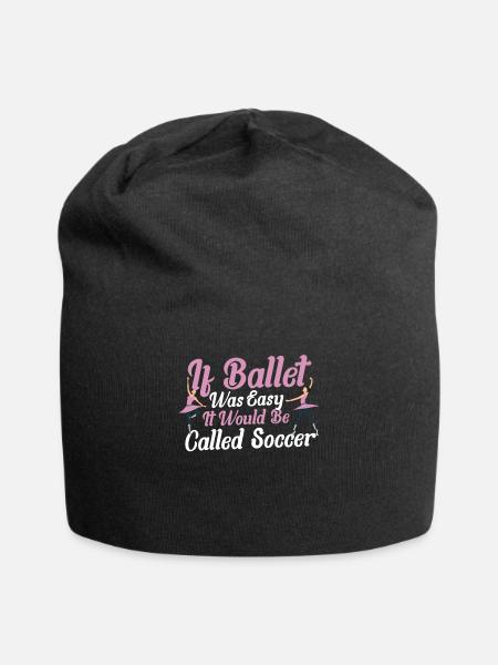 Ballett Ballett-Tänzerin Tanzfläche Ballerina - Jersey-Beanie - Schwarz