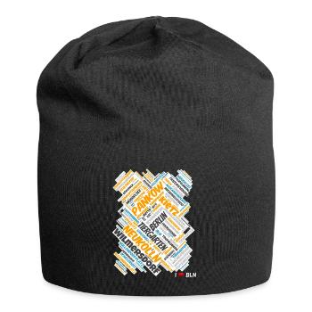 Berlin - Bonnet en jersey - noir - Devant