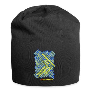 Stockholm - Bonnet en jersey - noir - Devant