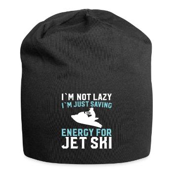 I'm not lazy I just store energy - Jersey Beanie - black - Front