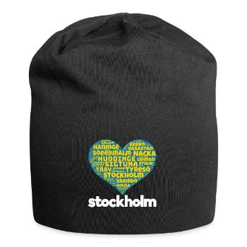 Stockholm - Bonnet en jersey - noir - Devant