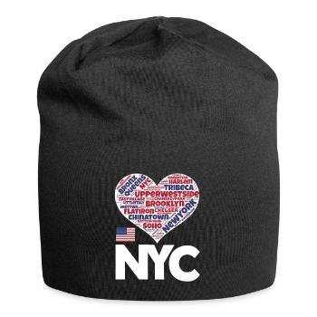 New York - Bonnet en jersey - noir - Devant