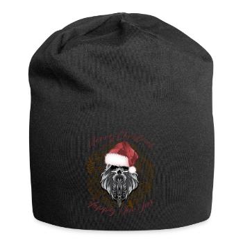Christmas - Jersey Beanie - black - Front