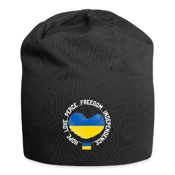 Ukraine - Bonnet en jersey - noir - Devant