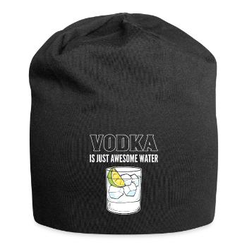 La vodka est juste géniale Wodka de l’eau - Bonnet en jersey - noir - Devant