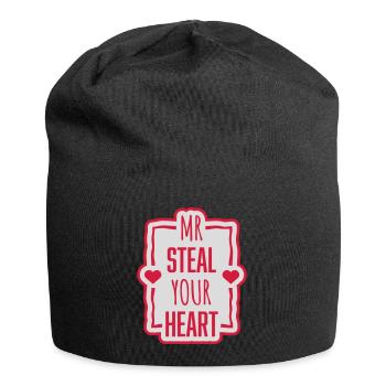 Mr steal your heart - Jersey Beanie - black - Front