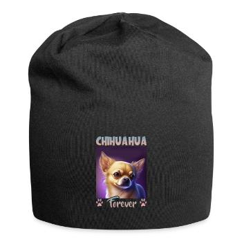 Dog saying Chihuahua design for dog lovers - Jersey Beanie - black - Front