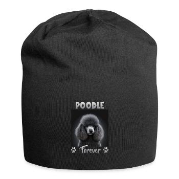 Dog Saying Poodle Design for Dog Lovers - Jersey Beanie - black - Front