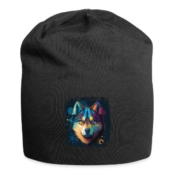 Hunde Spruch Huskie Design für Hundeliebhaber - Jersey-Beanie - Schwarz - Vorne