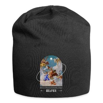 Heaven - Jersey-Beanie - Schwarz - Vorne