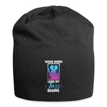 Jazz Musik Orchester Musiker - Jersey-Beanie - Schwarz - Vorne
